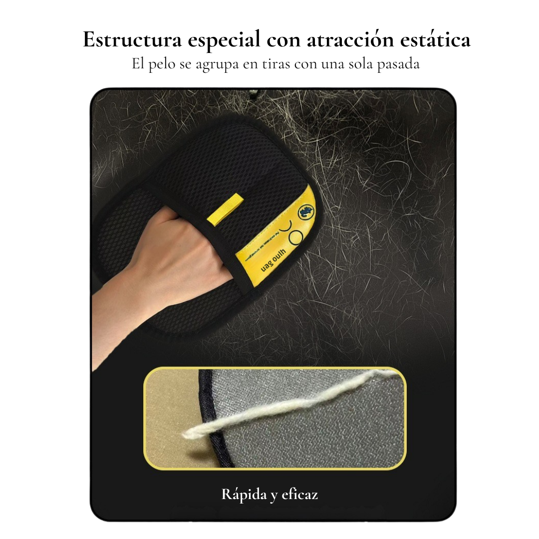 Guante Quitapelos para Mascotas